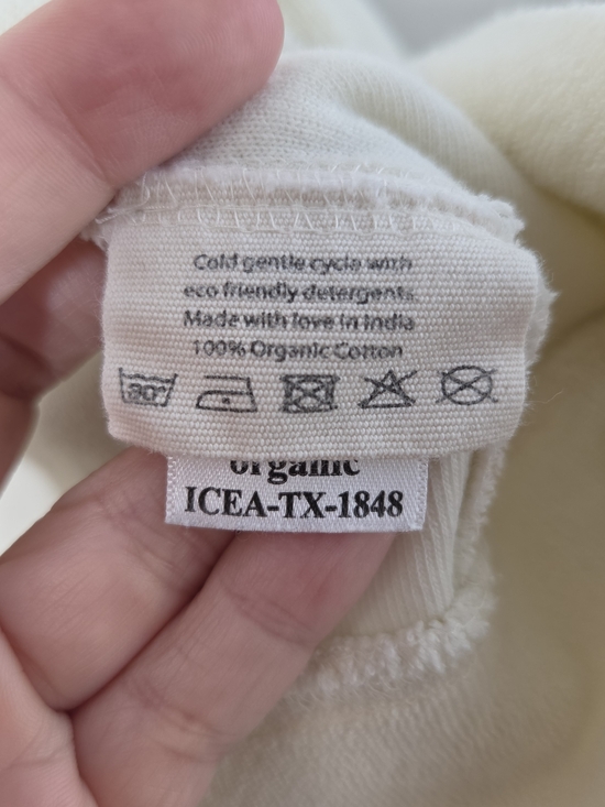 Araminta James Cream Crewneck Terry Sweatshirt - Picture 8 of 9